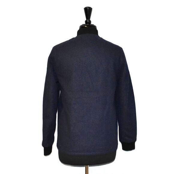 C5 NWT J CREW WALLACE & BARNES Navy Wool Blend Quilted Primaloft Jacket Size XS - Picture 3 of 8